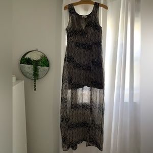 Element | Maxi Black & White Dress | Size M